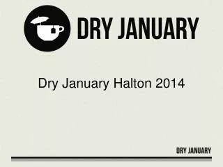 Dry January Halton 2014