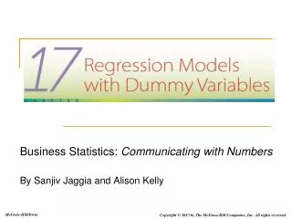 Business Statistics: Communicating with Numbers By Sanjiv Jaggia and Alison Kelly