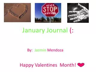 January Journal (: