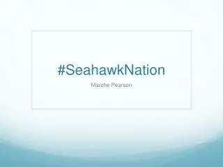 # SeahawkNation