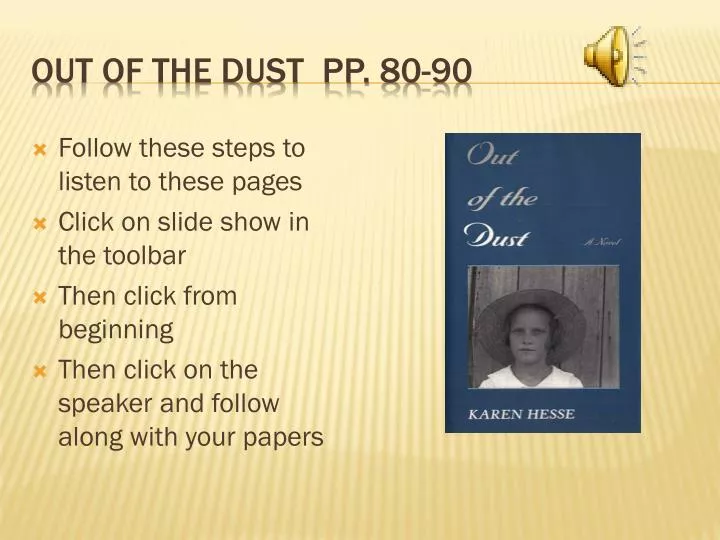 out of the dust pp 80 90
