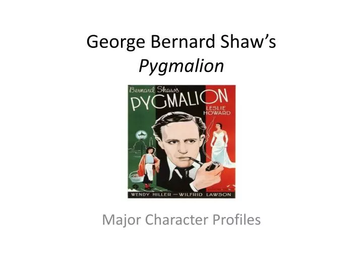george bernard shaw s pygmalion