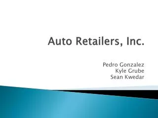 Auto Retailers, Inc.
