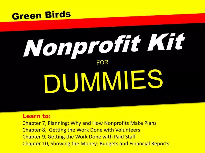 nonprofit kit for dummies