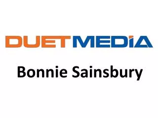 Bonnie Sainsbury