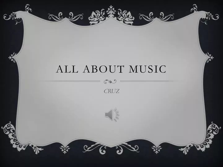 all about music