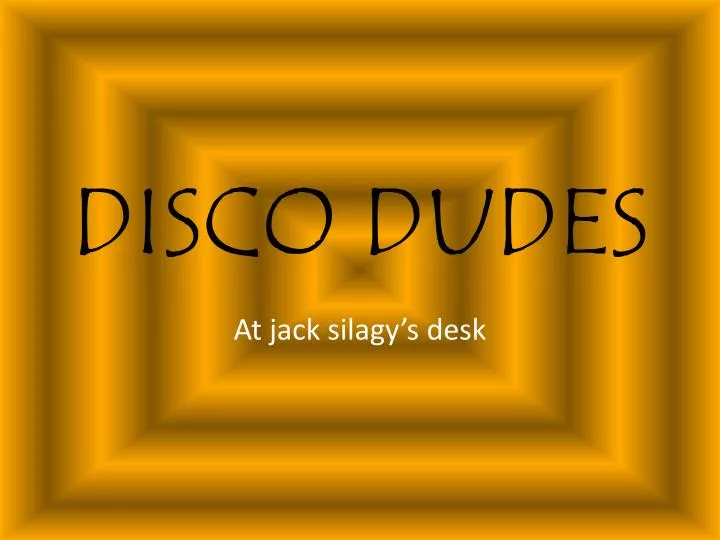 disco dudes