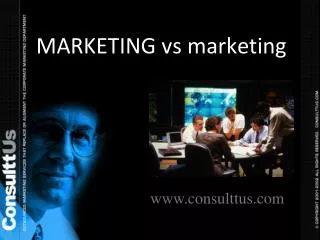 MARKETING vs marketing VAL