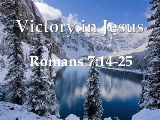 Victory in Jesus