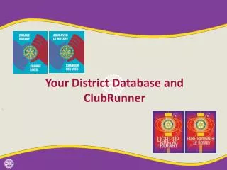 Your District Database and ClubRunner