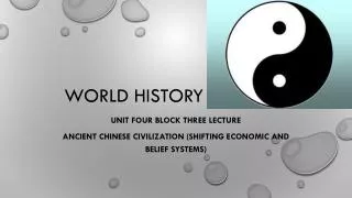 world history i
