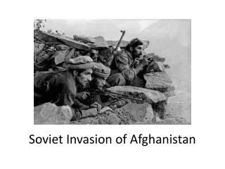 soviet invasion of afghanistan