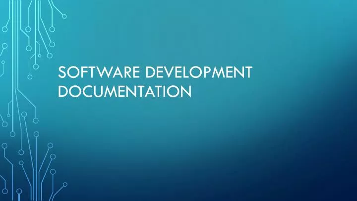 software development documentation