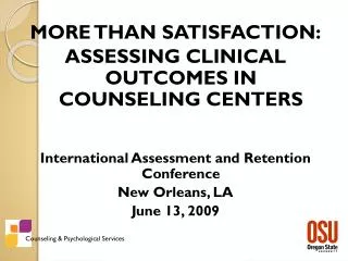 Counseling &amp; Psychological Services