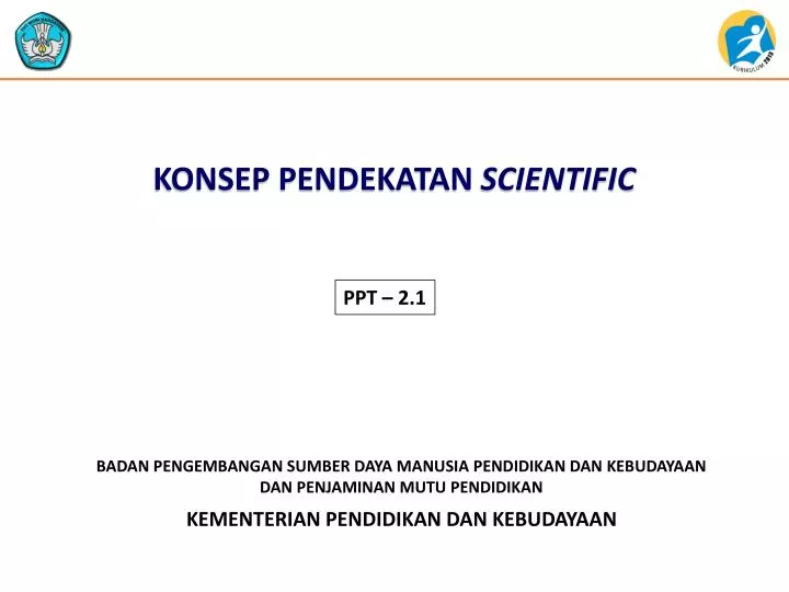 konsep pendekatan scientific