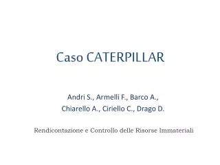 caso caterpillar