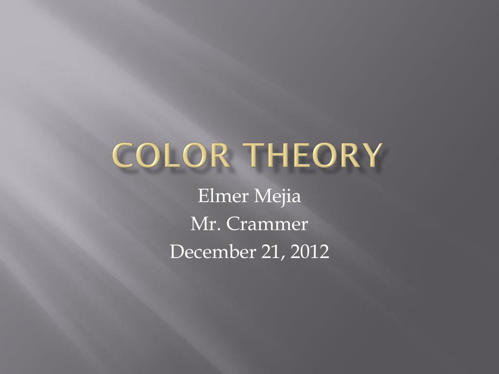 PPT - Color theory PowerPoint Presentation, free download - ID:2877560