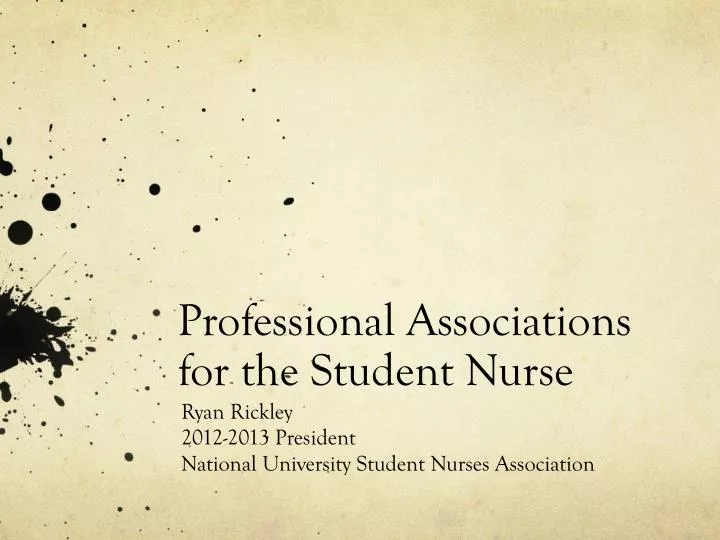 professional associations for the student nurse