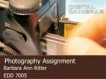 Photography Assignment - slide 1
