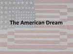 The American Dream - slide 1