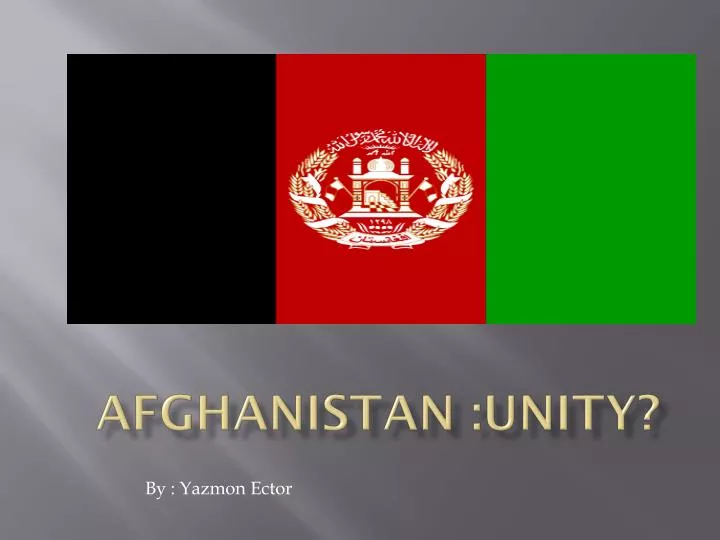 afghanistan unity