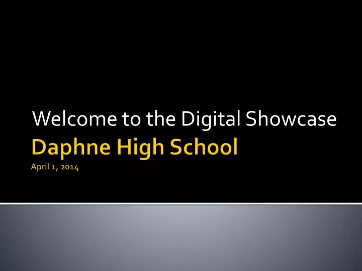 welcome to the digital showcase