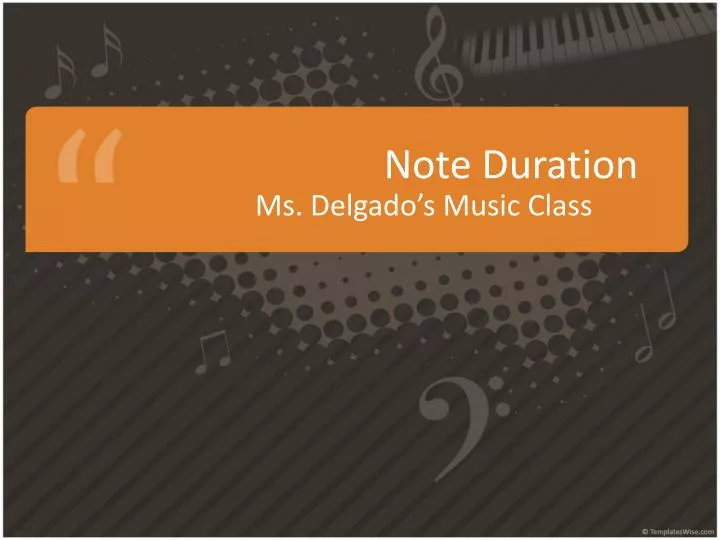 note duration