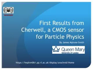 First Results from Cherwell, a CMOS sensor for Particle Physics