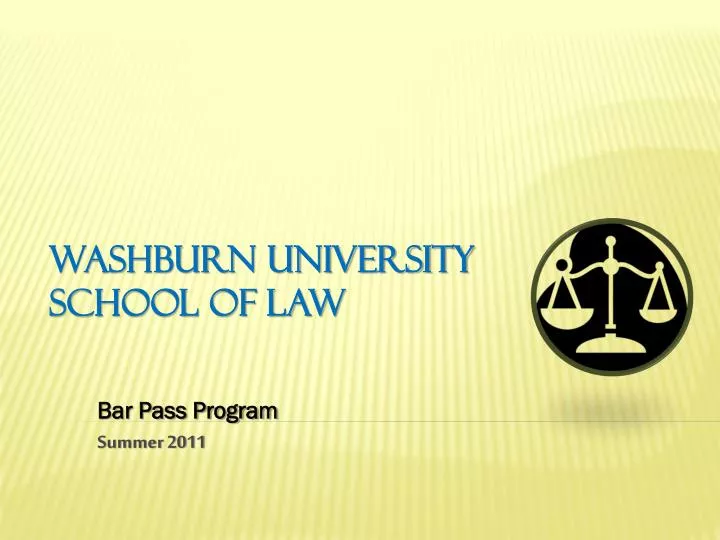 bar pass program summer 2011