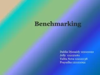 Benchmarking