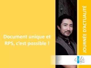 document unique et rps c est possible