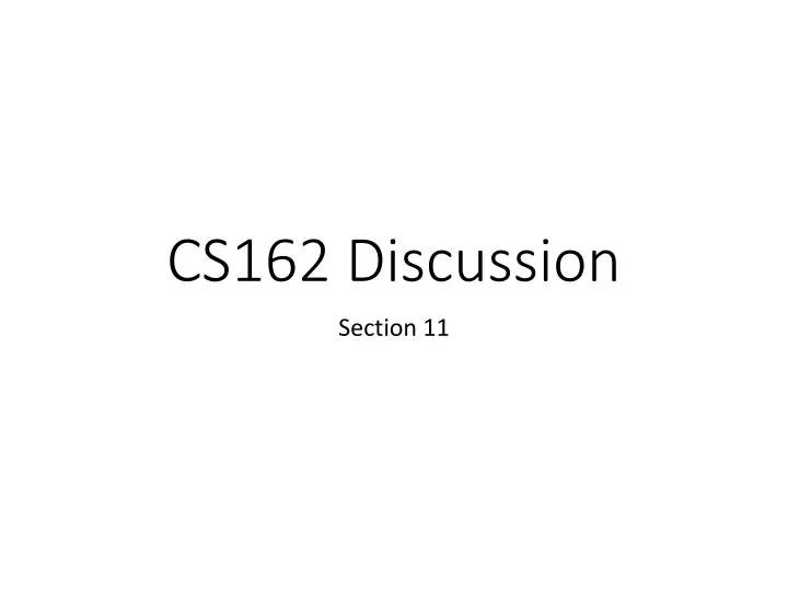 cs162 discussion
