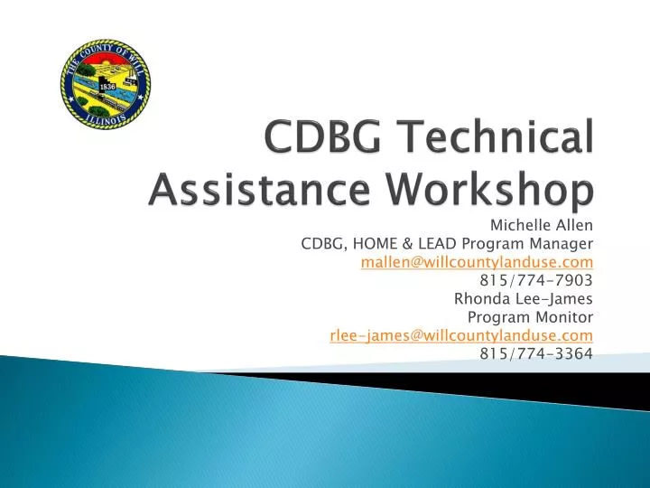 cdbg technical assistance workshop