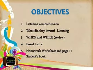 OBJECTIVES