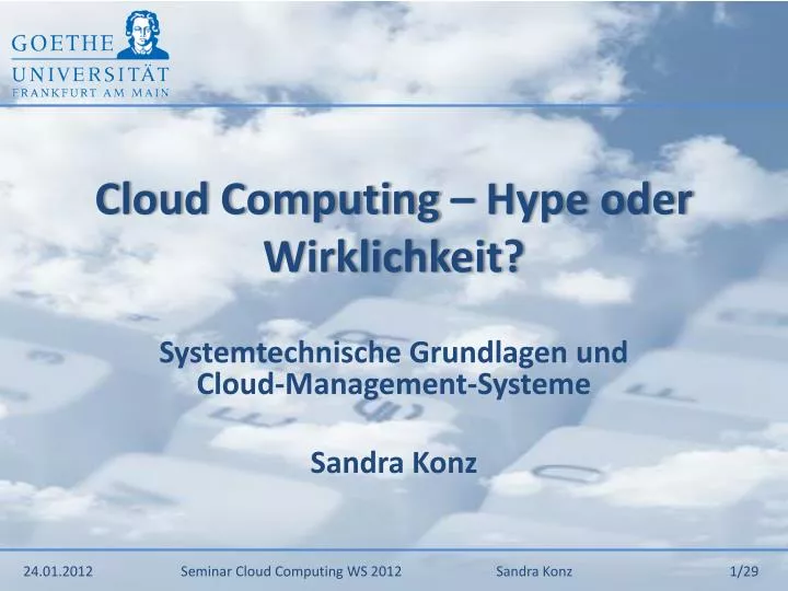 cloud computing hype oder wirklichkeit