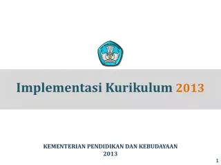 Implementasi Kurikulum 2013