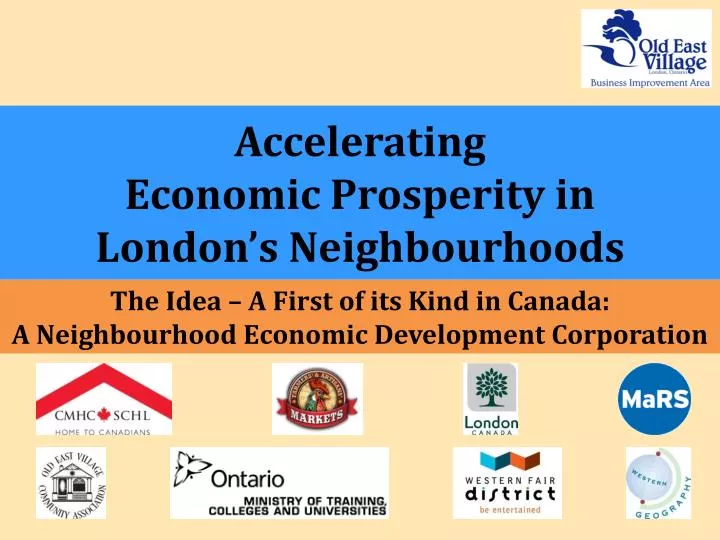 accelerating economic prosperity in london s neighbourhoods