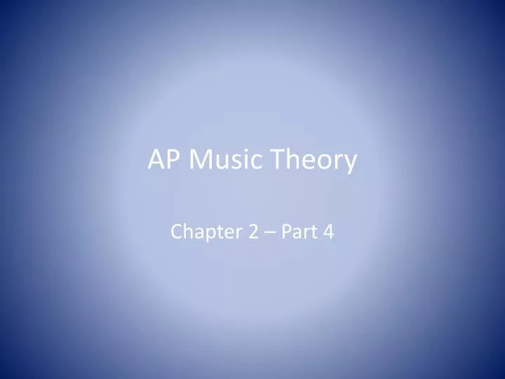 ap music theory
