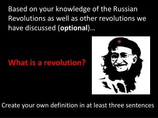 What is a revolution?