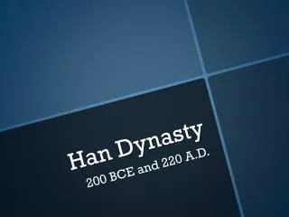 han dynasty