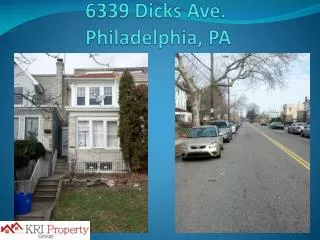 6339 Dicks Ave. Philadelphia, PA