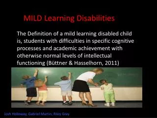MILD Learning Disabilities