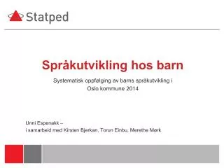 spr kutvikling hos barn
