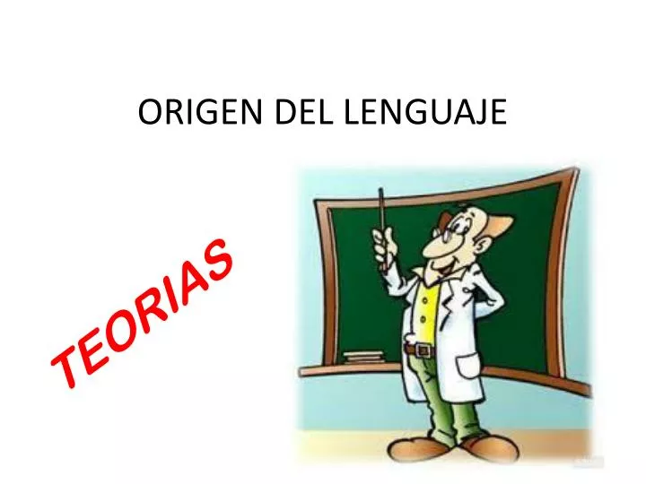 origen del lenguaje