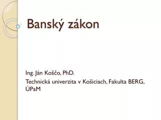 bansk z kon