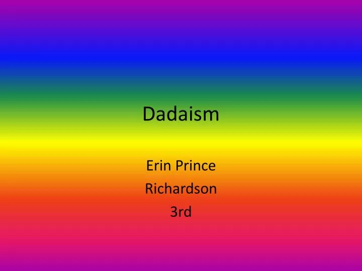 dadaism