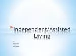 Independent/Assisted Living - slide 1