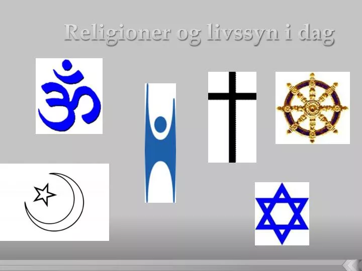 religioner og livssyn i dag