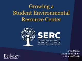 Growing a Student Environmental Resource Center