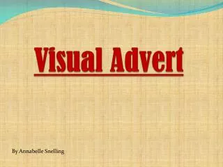 Visual Advert